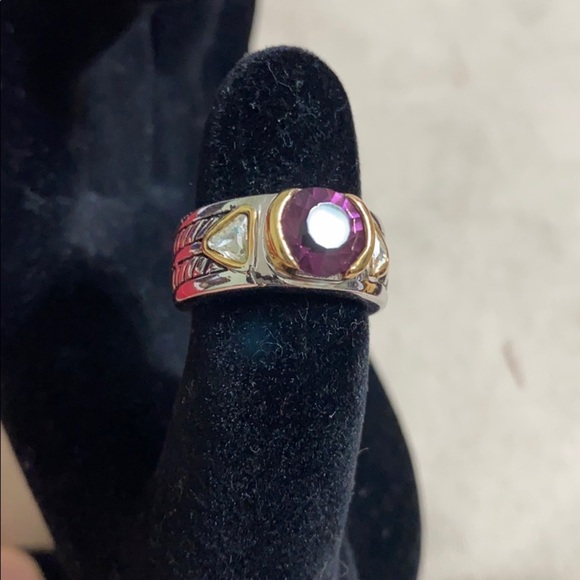 🖤Purple💕stone ring - Picture 3 of 11